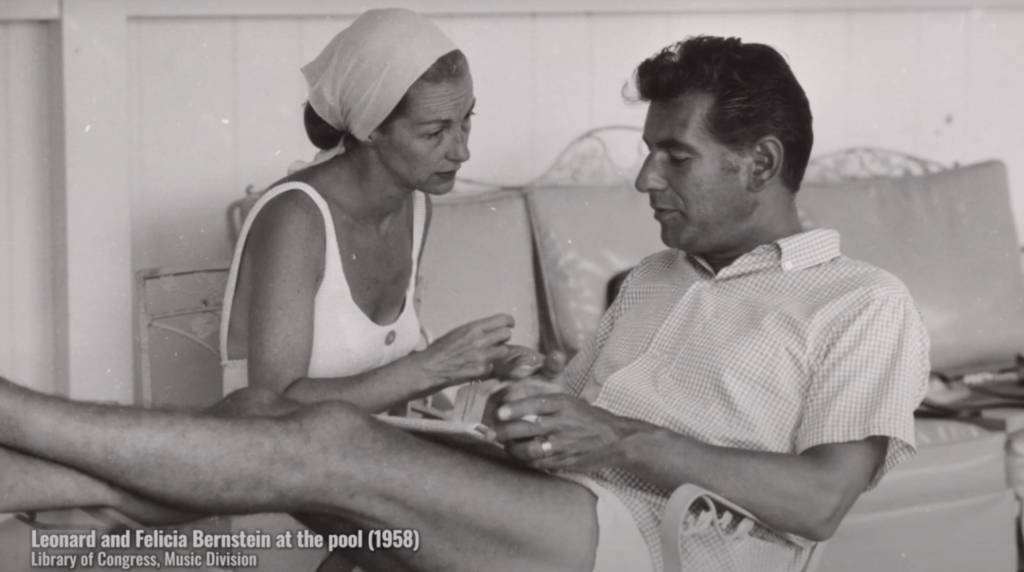 A Love Letter to Leonard Bernstein from Wife Felicia (Library of Congress)