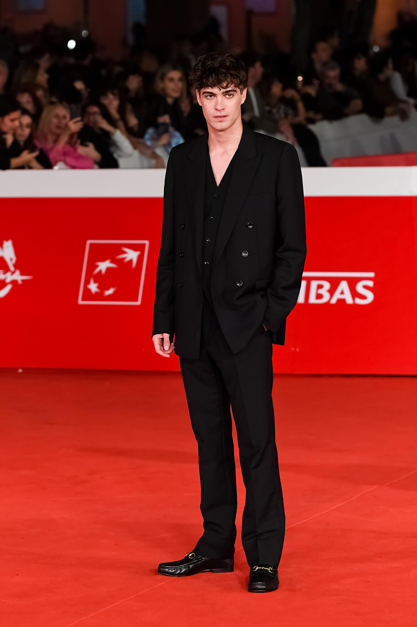 Lorenzo Zurzolo Festa del Cinema di Roma - Ottobre 2023 - abito custom Gucci - photo courtesy Gucci