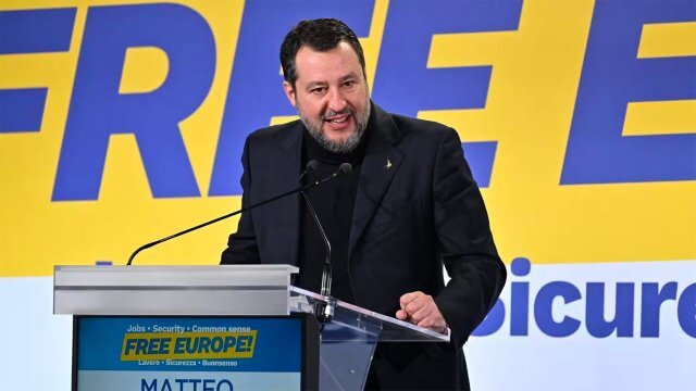 Matteo Salvini a Firenze per il meeting di Identità e Democrazia