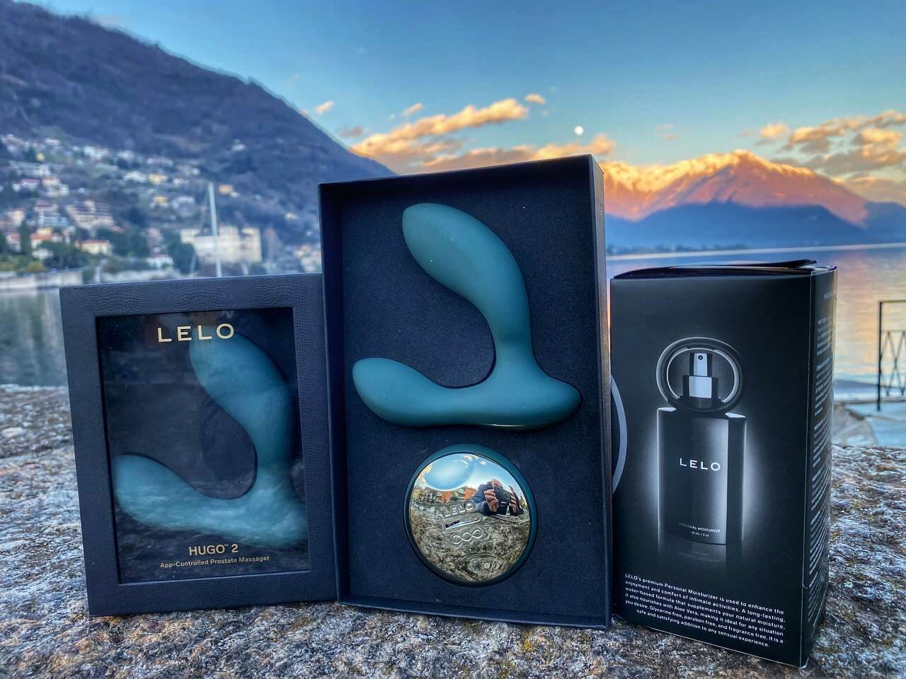 massaggiatori prostatici Lelo con incluso lubrificante