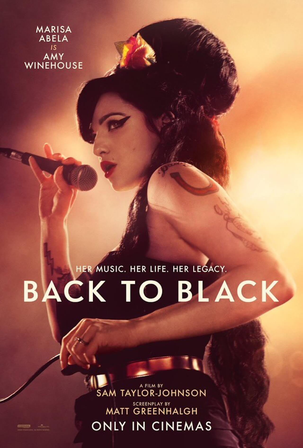 Back to Black, Marisa Abela è Amy Winehouse nel primo trailer del biopic - Back to Black Marisa Abela e Amy Winehouse il poster - Gay.it