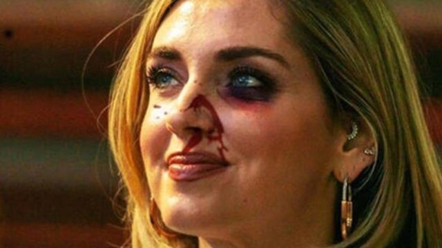 Chiara Ferragni con il volto martoriato nel post con cui Profit Ways ha pagato Meta per sponsorizzare le criptovalute