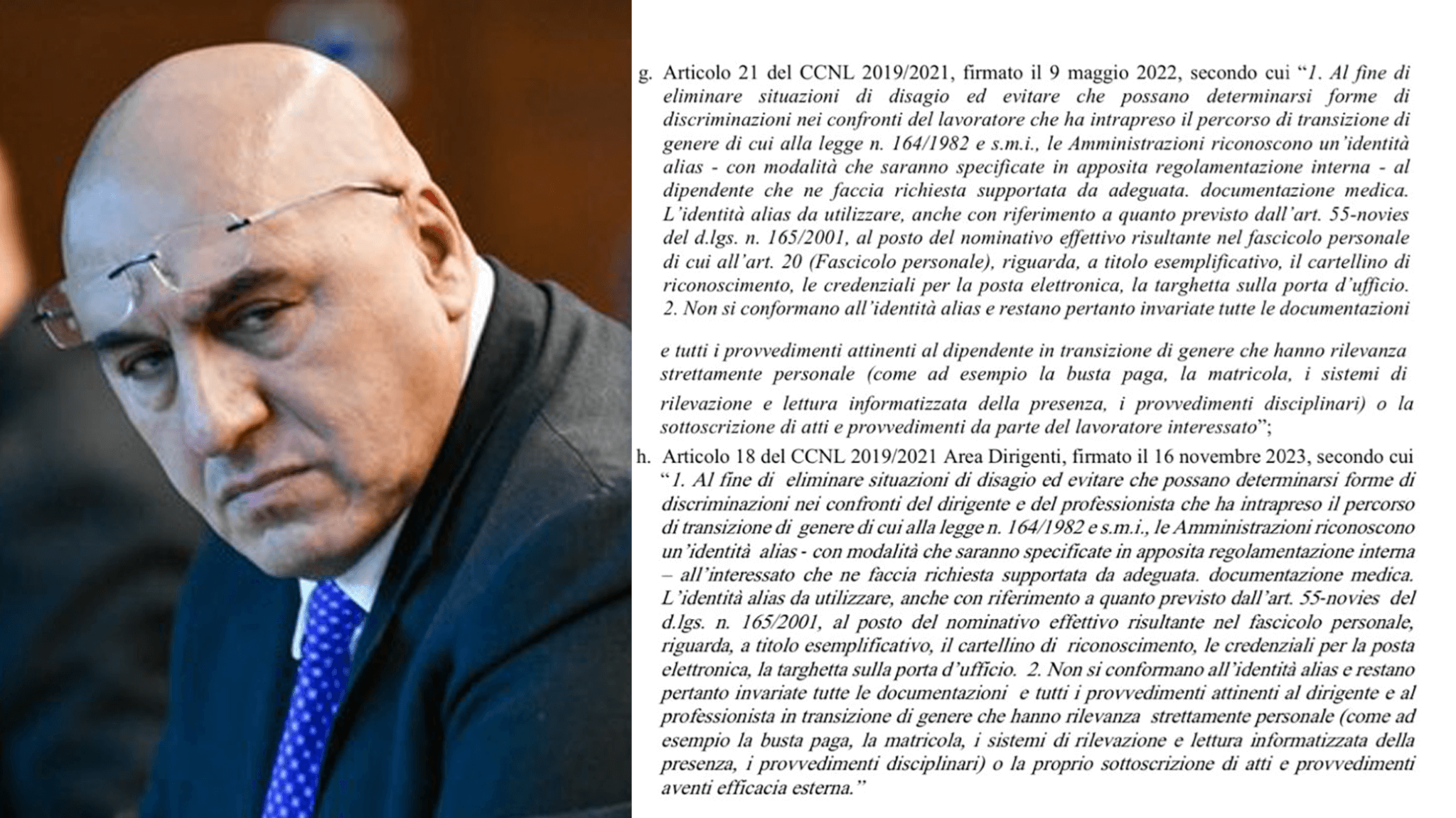 Carriera alias al ministero della Difesa? Crosetto non ne sapeva nulla
