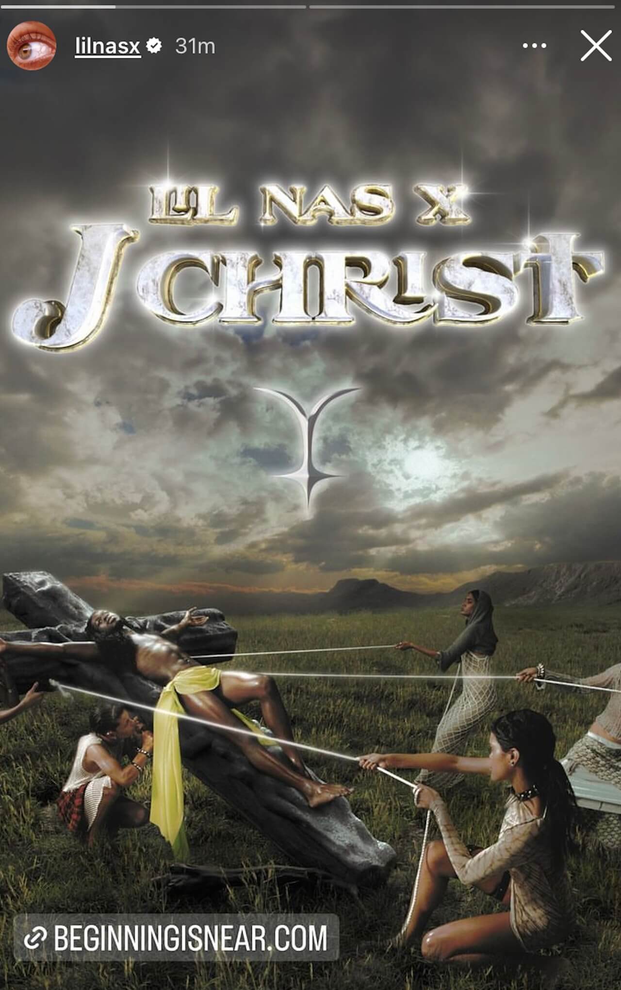 Lil Nas X sulla croce è Gesù Cristo. Polemiche sul nuovo singolo J Christ - Lil Nas X J Christ 11 - Gay.it