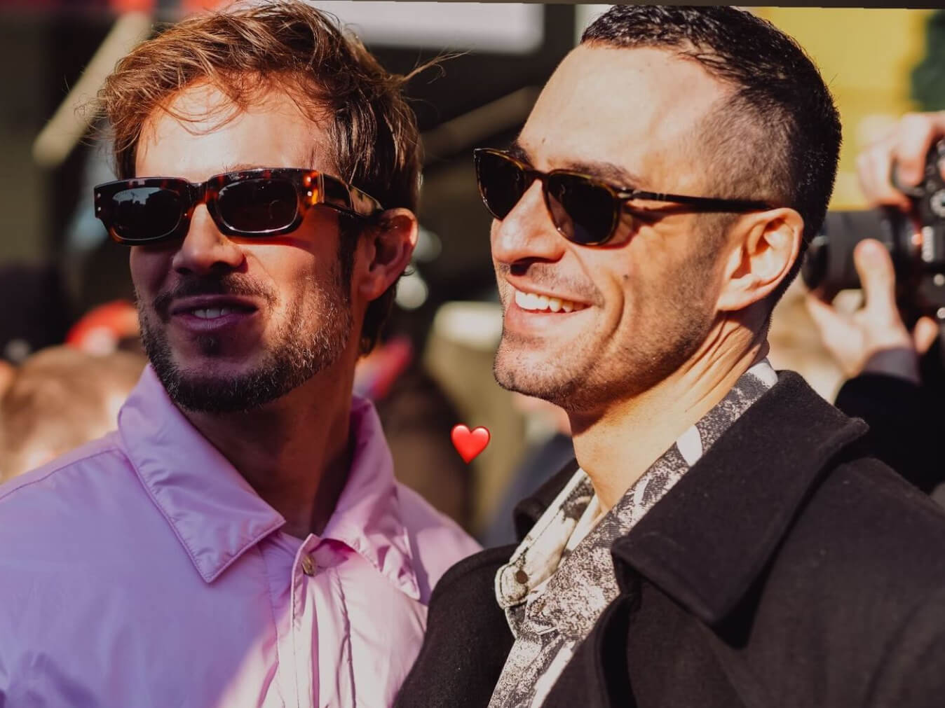Paolo Stella e Jean-Georges D’Orazio, prima uscita insieme a Milano: le foto dalla MFW Uomo