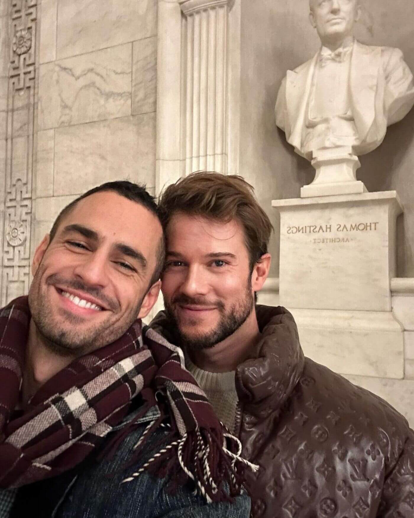 Paolo Stella e il fidanzato J a New York