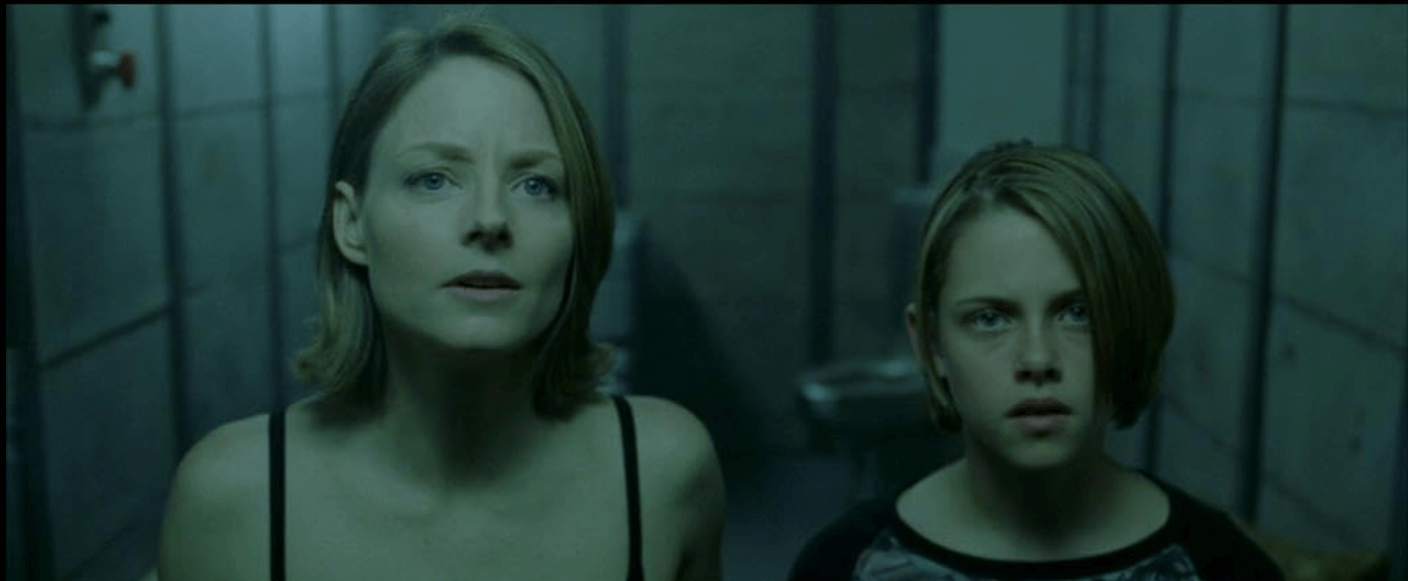 Jodi Foster e Kristen Stewart in Panic Room (2002)