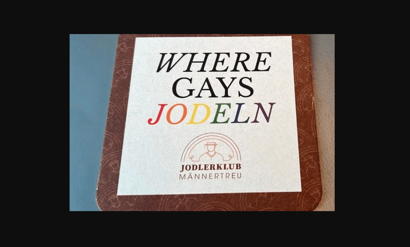 Il primo club svizzero di jodel per uomini gay