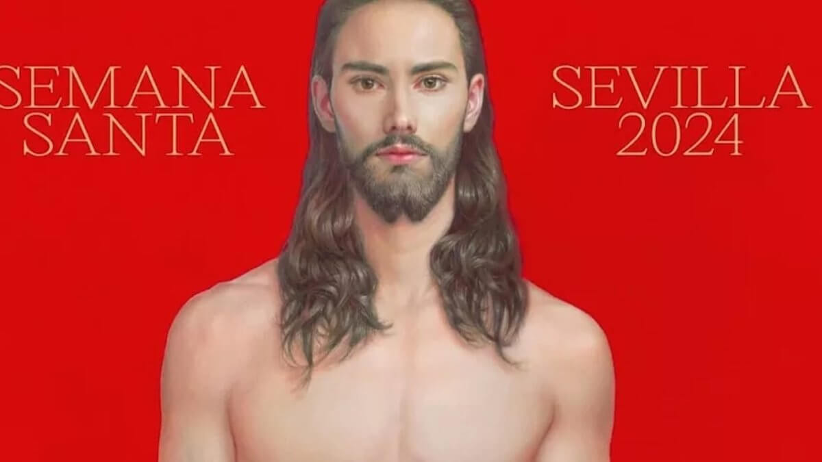 Siviglia, il nuovo Gesù che promuove la Pasqua scatena gli ultracattolici di destra: “É effeminato e sexy”