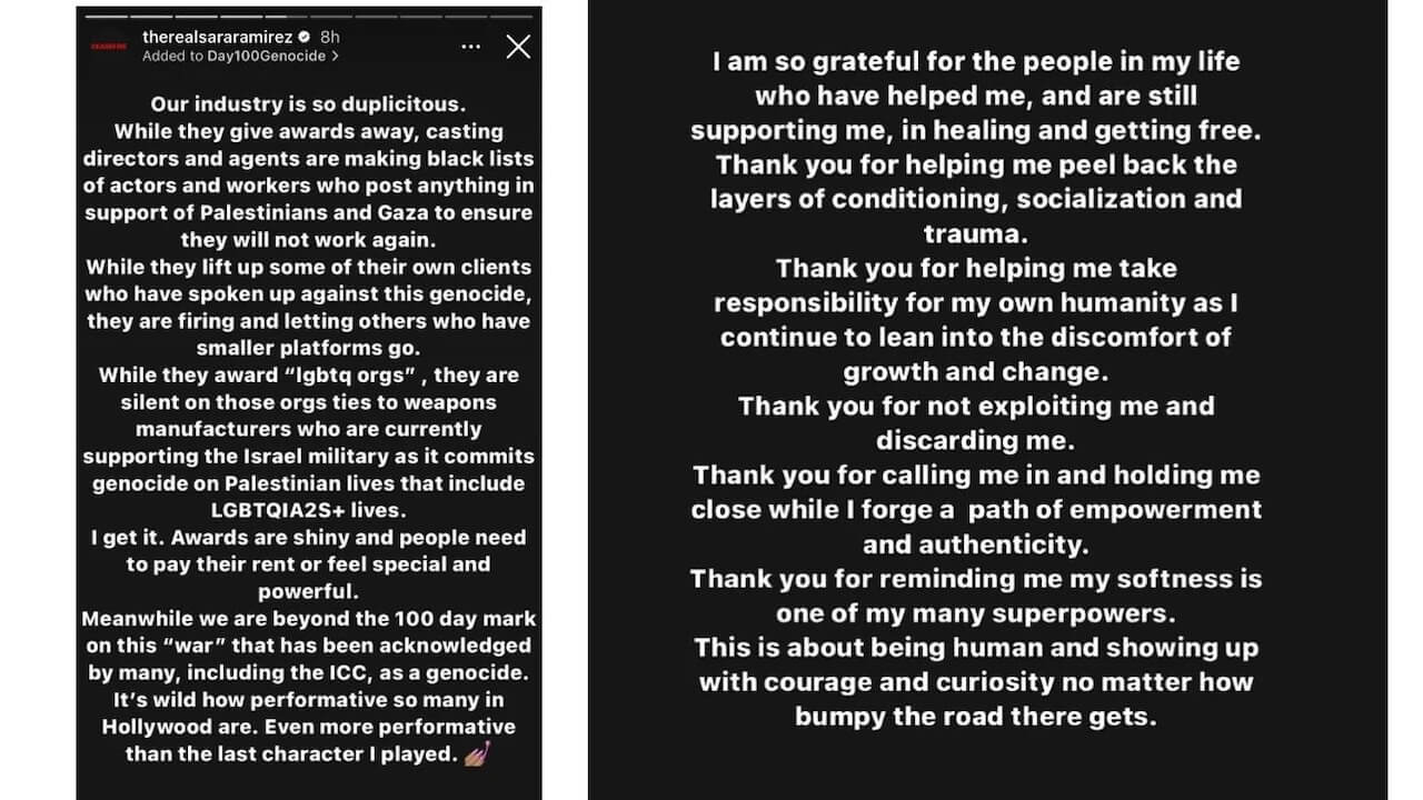 And Just Like That 3, Sara Ramirez licenziata perché ha criticato Israele ed espresso sostegno ai palestinesi? - sara raimirez and just like that - Gay.it