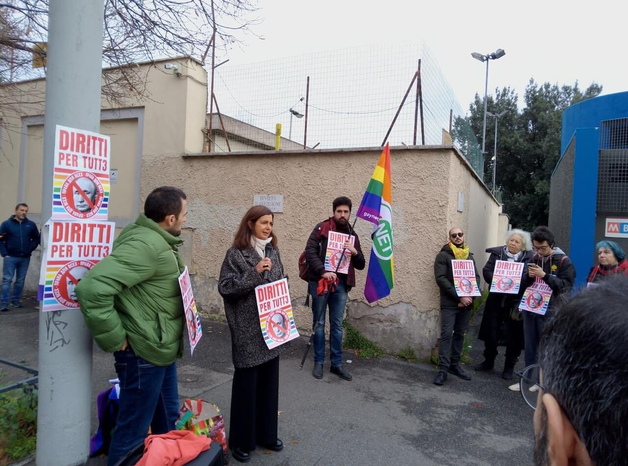 Associazioni LGBTQIA+ italiane in piazza per dire basta alla criminalizzazione degli attivisti russi