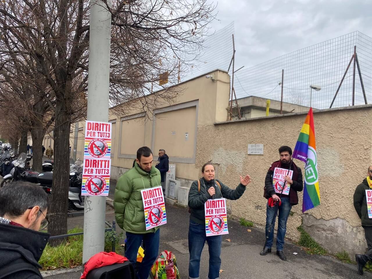 Associazioni LGBTQIA+ italiane in piazza per dire basta alla criminalizzazione degli attivisti russi
