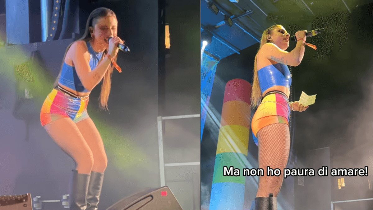“Chi ama è luminoso”, cosa disse Angelina Mango al Milano Pride 2023