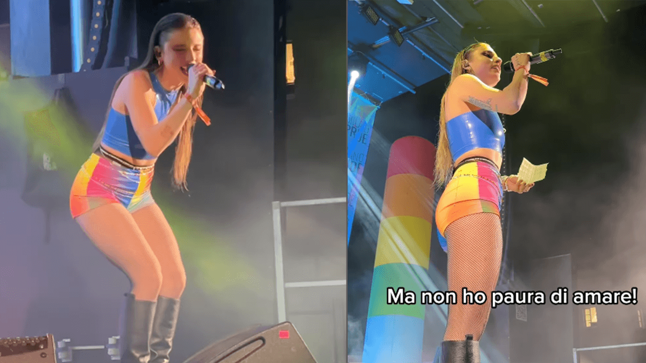 “Chi ama è luminoso”, cosa disse Angelina Mango al Milano Pride 2023