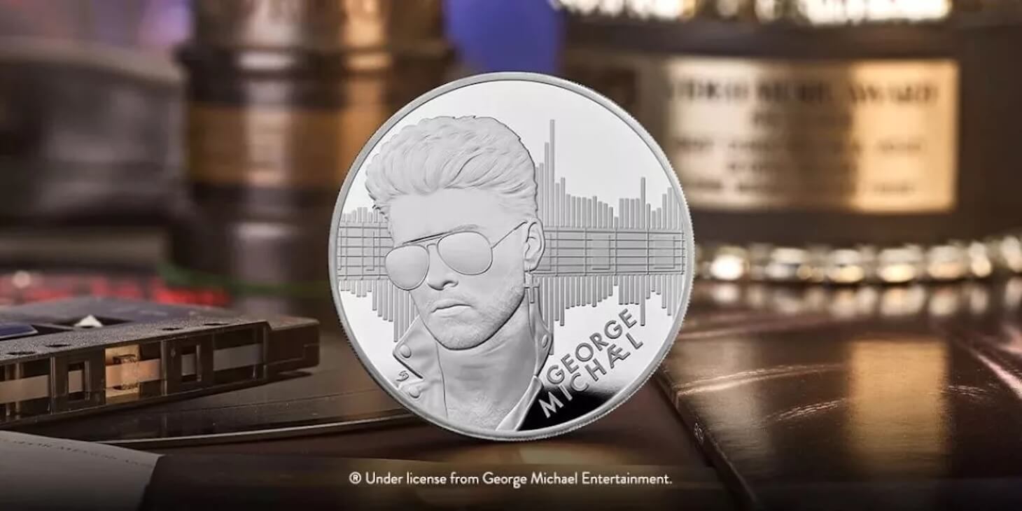 George Michael, arriva la moneta da 5 sterline della zecca reale britannica