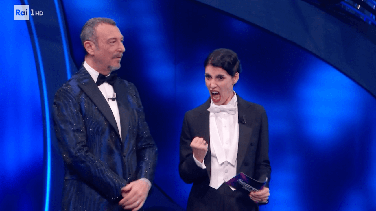 Sanremo 2024, Giorgia incanta e vince il Festival anche da co-conduttrice (VIDEO) - Giorgia a Sanremo 2024 2 - Gay.it