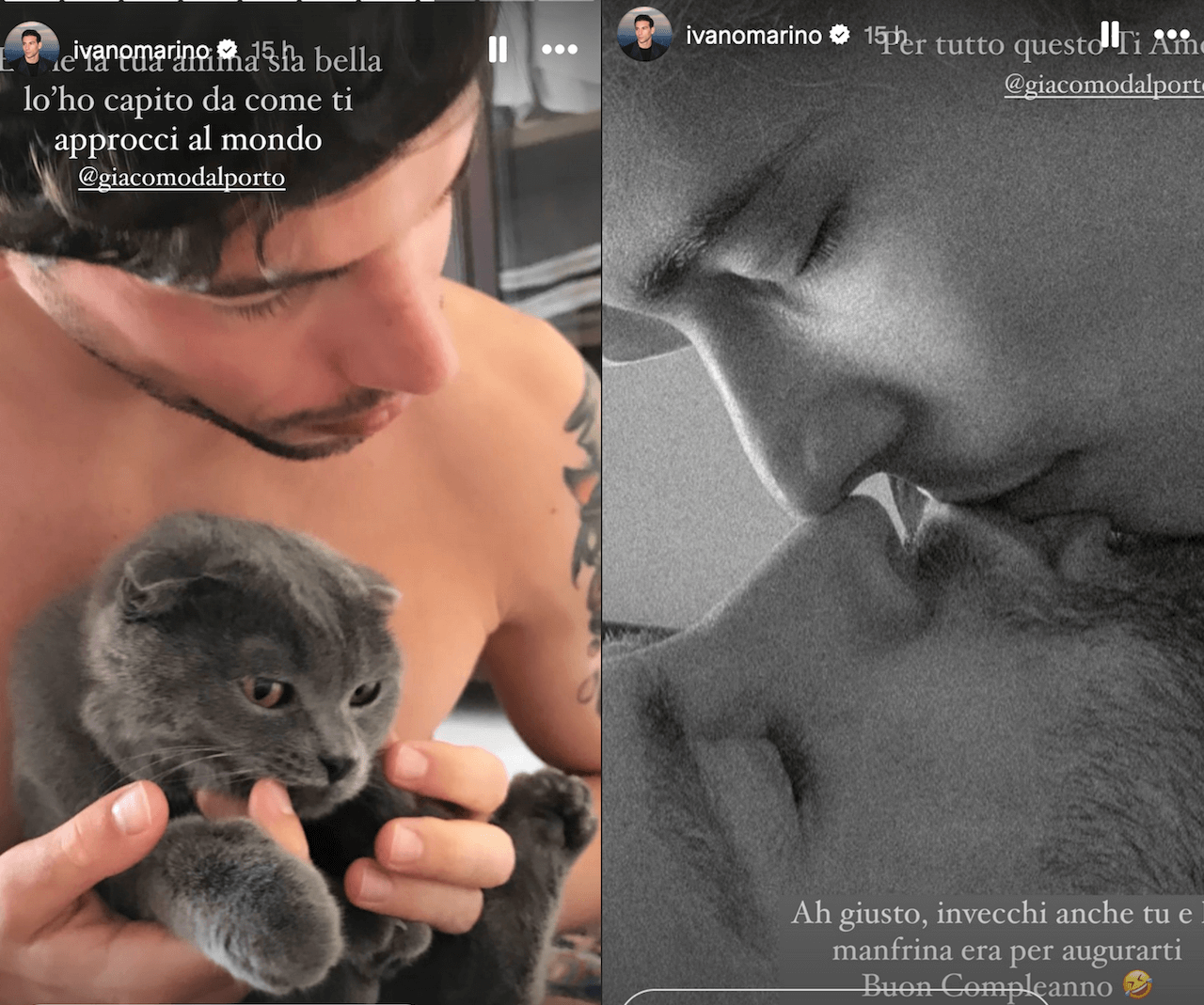 Ivano Marino e i dolci auguri all'amato Giacomo: "Sai gioire sempre per me e questa è la prima meraviglia del mondo" - Ivano Marino e i dolci auguri di compleanno allamato Giacomo 3 - Gay.it