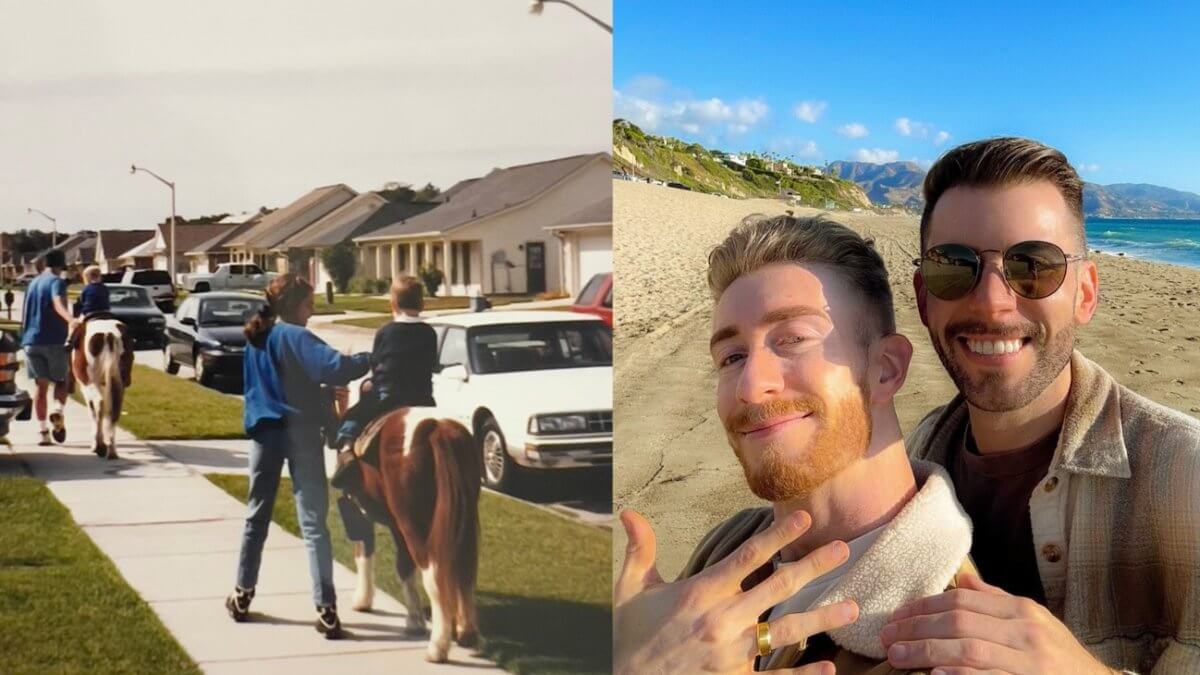 Si conoscono da bambini ad una festa, 26 anni dopo si sono fidanzati. La bellissima  storia di Kenny e Aaron
