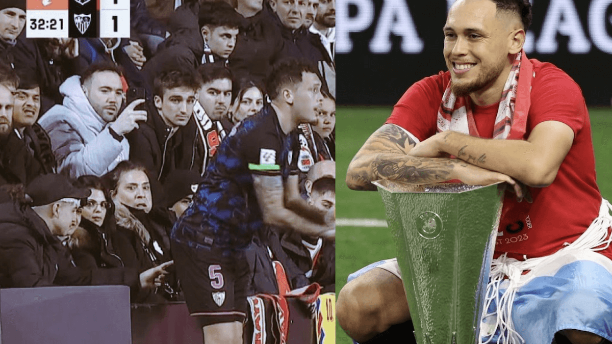 Siviglia, Lucas Ocampos vittima di molestia. Un tifoso gli mette un dito nel sedere (VIDEO)
