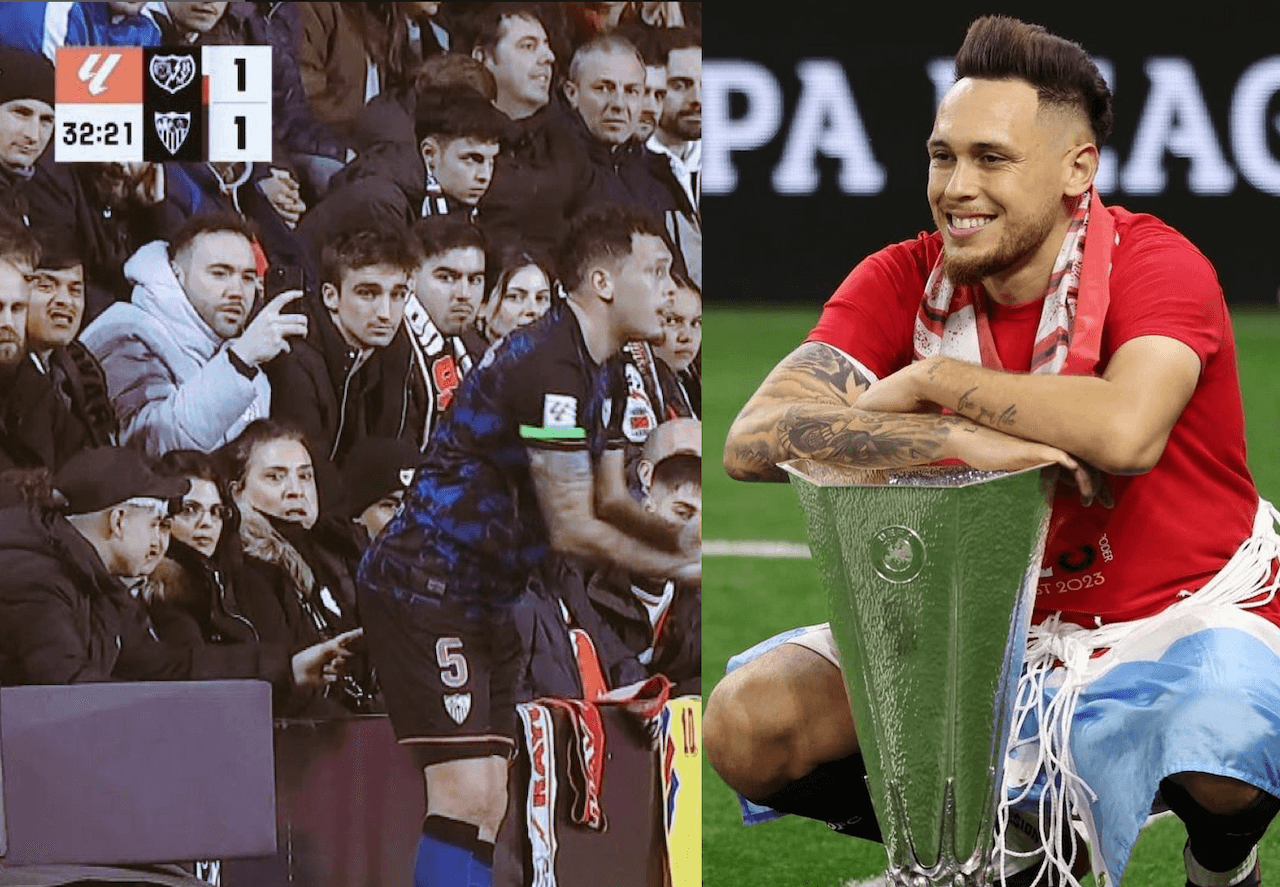 Siviglia, Lucas Ocampos vittima di molestia. Un tifoso gli mette un dito nel sedere (VIDEO)
