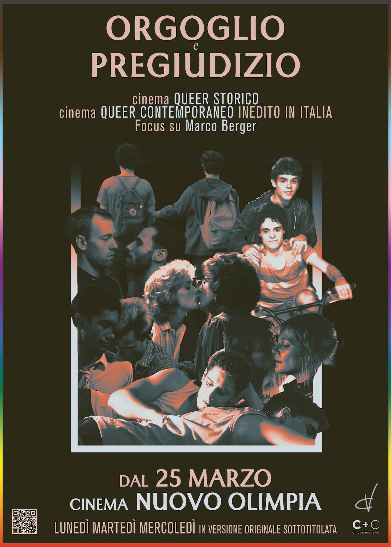 "Orgoglio e pregiudizio", a Roma una rassegna dedicata al cinema queer storico e contemporaneo - OrgoglioePregiudizio poster - Gay.it