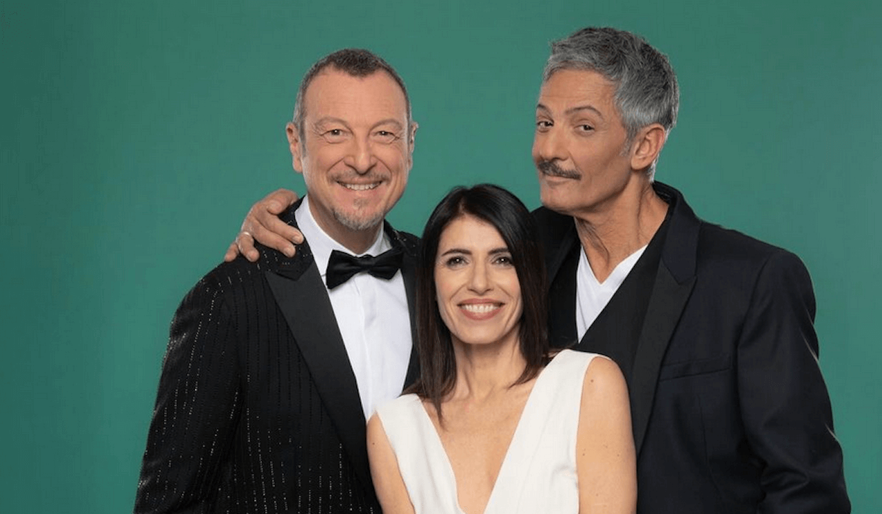 Amadeus, Giorgia e Fiorello, Sanremo 2024