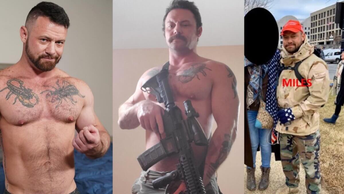 Steven Miles, il pornodivo bisessuale, Proud Boy e trumpiano, condannato a 24 mesi di carcere per l’assalto a Capitol Hill