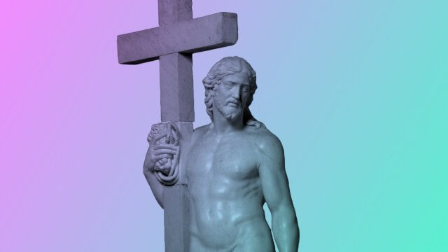 Cristo Queer, uno spazio per le persone LGBTIAQ+ cristiane - Cristo con la croce Michelangelo Buonarroti - Gay.it