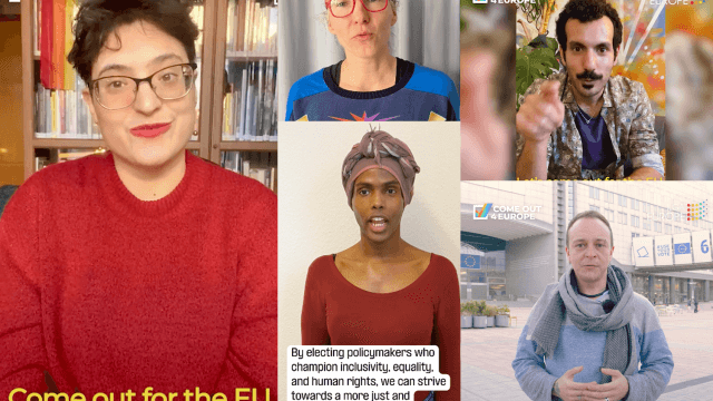 Elezioni Europee LGBTI ComeOut4EU Ilga_
