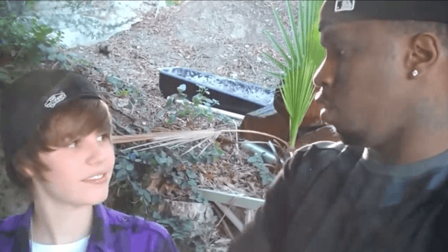 Justin Bieber a 15 anni con Diddy-Puff Daddy
