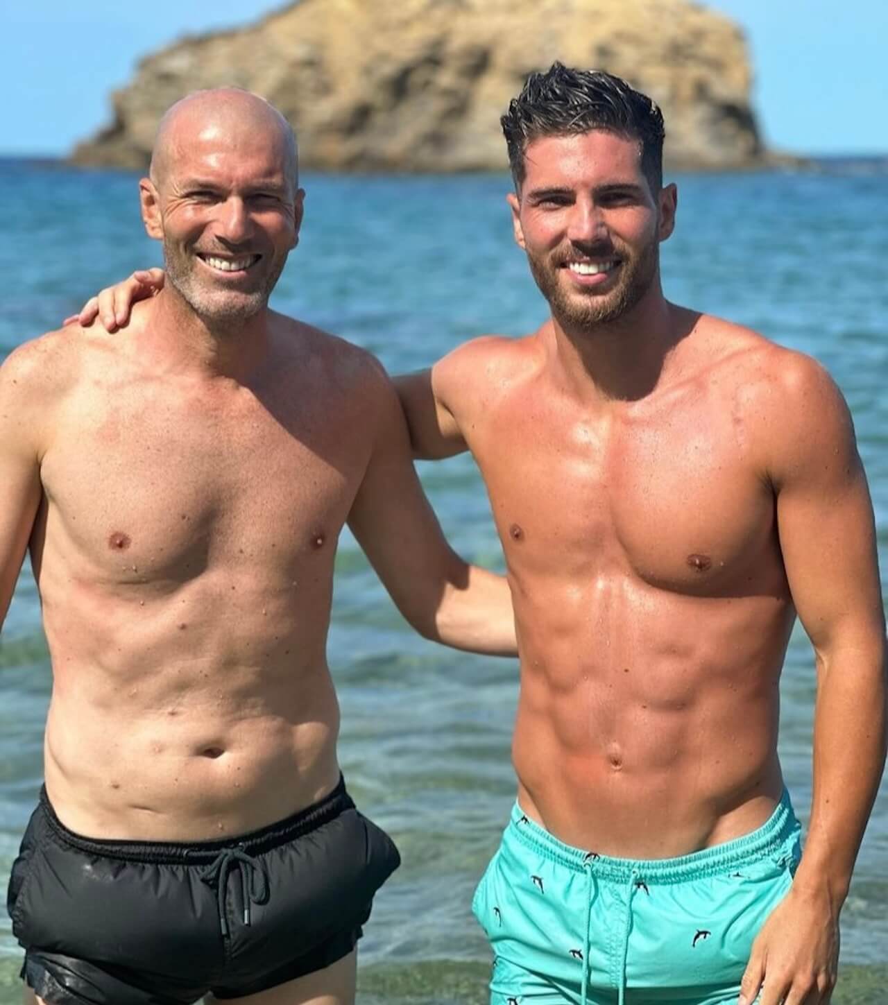 Luca Zidane e Zinedine