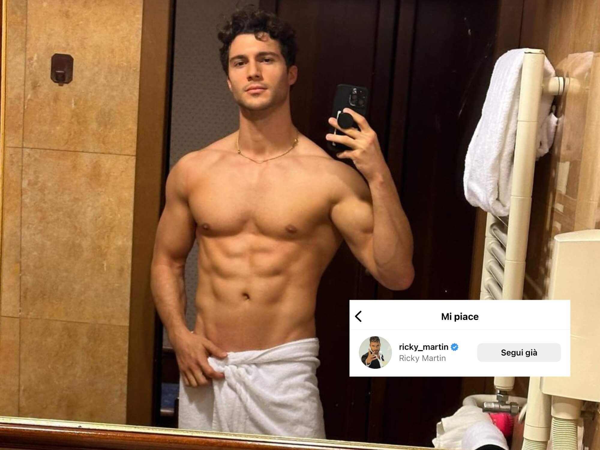 Ricky Martin ha iniziato a seguire Federico Massaro: l’amicizia speciale che nessuno si aspettava