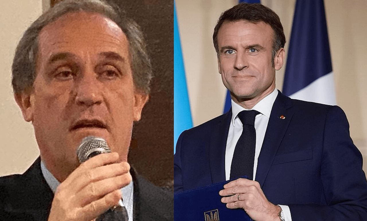 Roberto Menia di Fratelli d’Italia in Senato irride Macron: “Femmineo con pruriti muscolari” (VIDEO)