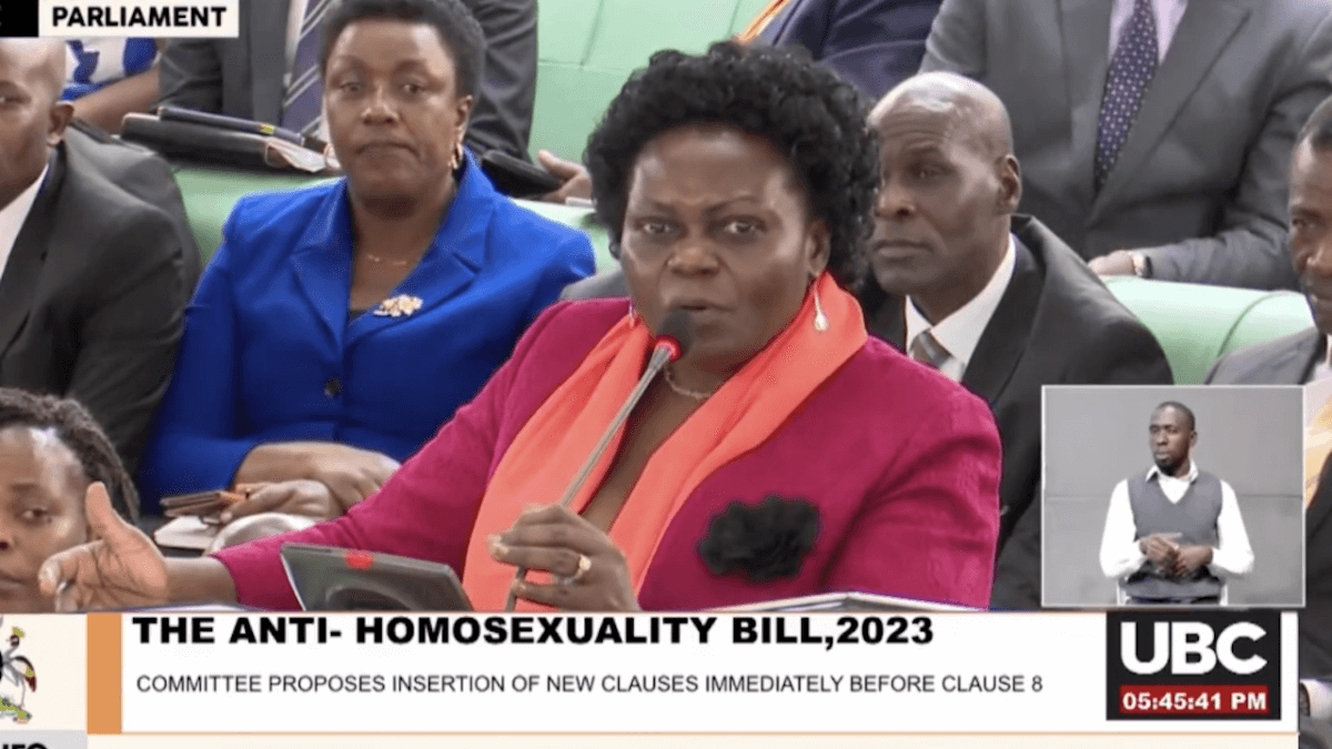 Deputata ugandese chiede la castrazione per i gay, gli USA le negano il visto per recarsi all’ONU