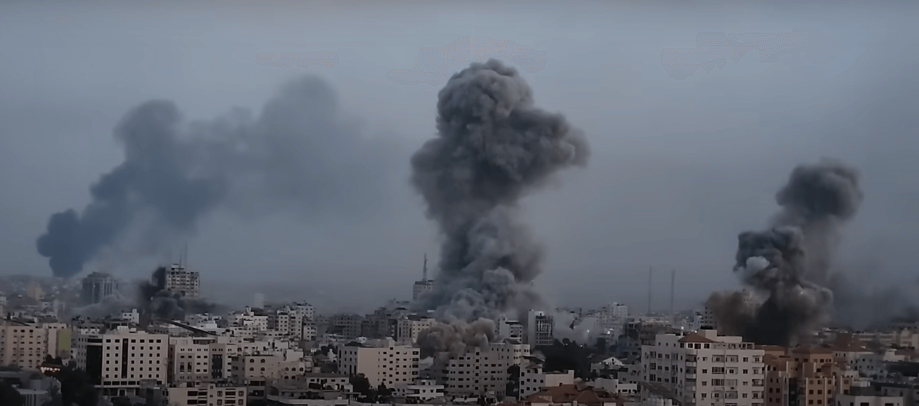 Striscia di Gaza bombardamento