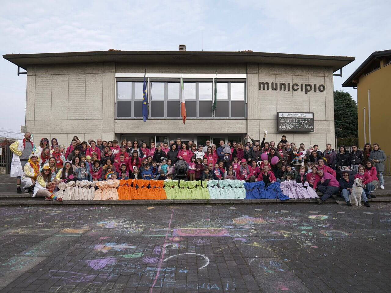famiglie arcobaleno in camper itinerante a Curno