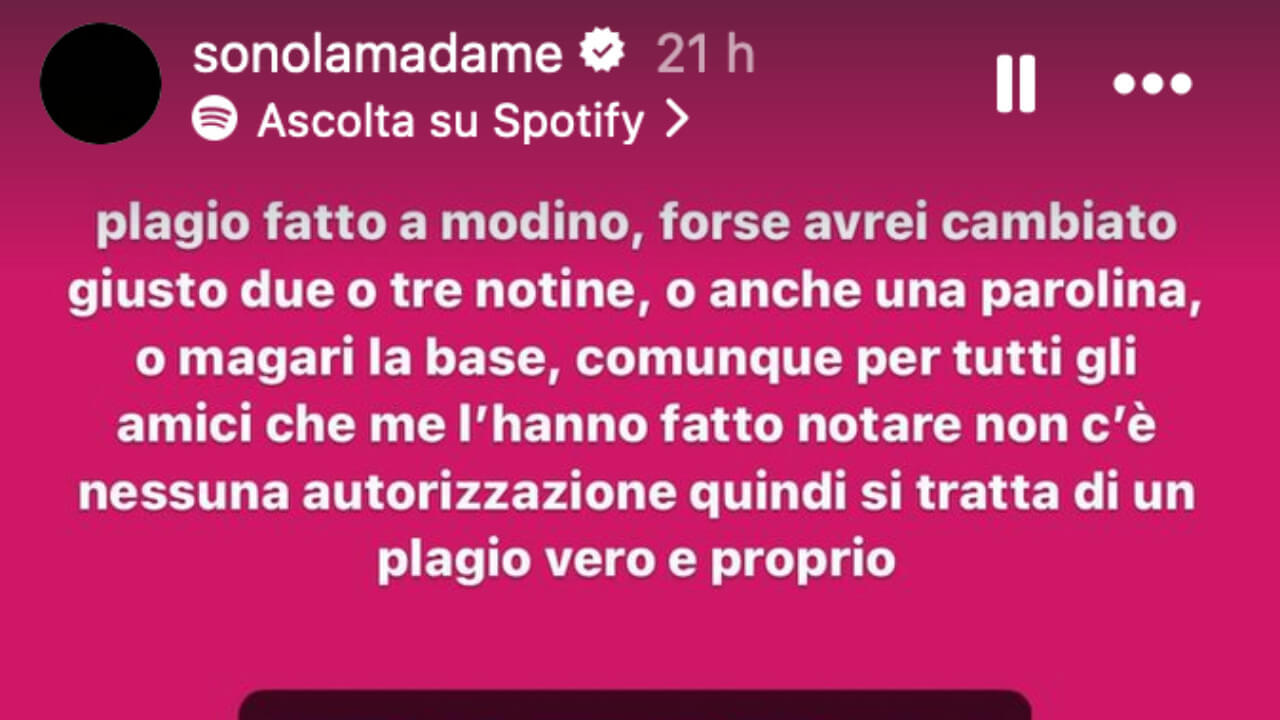 Madame sulle Instagram stories