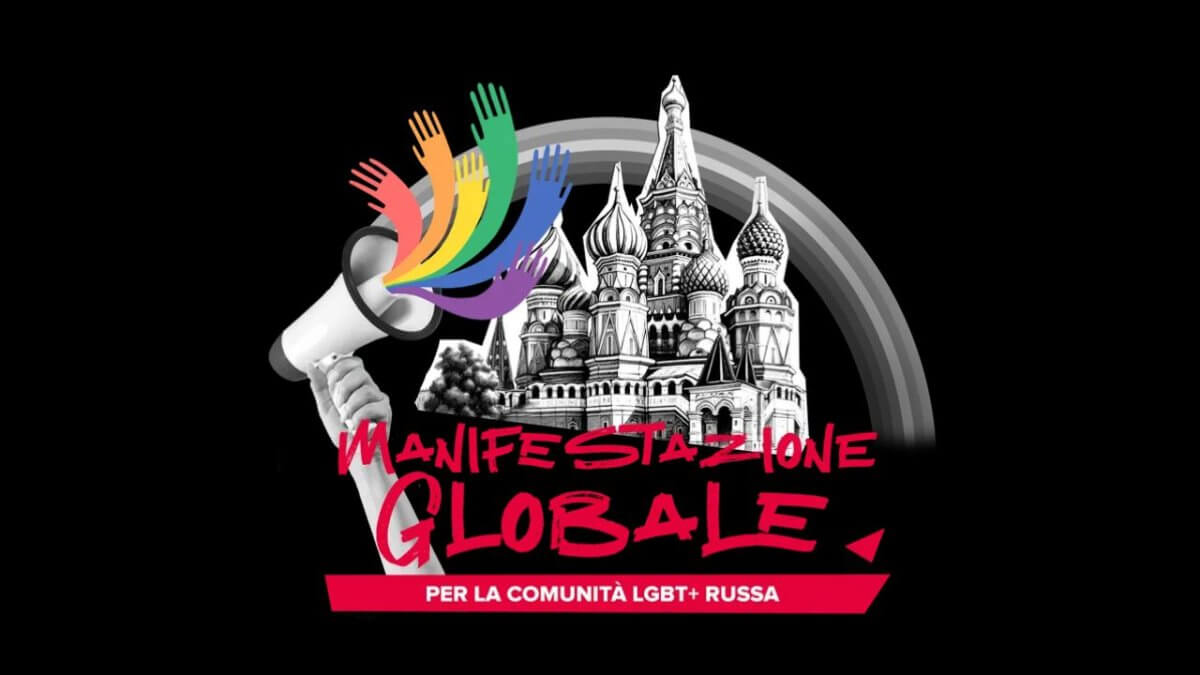 Russia, manifestazione globale di All Out il 16 marzo contro la persecuzione sistematica della comunità LGBTQIA+
