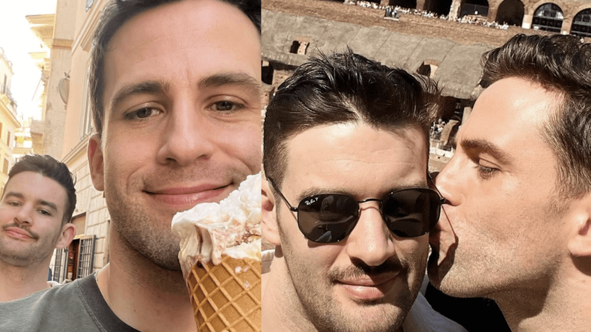 Dino Fetscher, vacanze d’amore a Roma con Chris Wilson. Le foto social