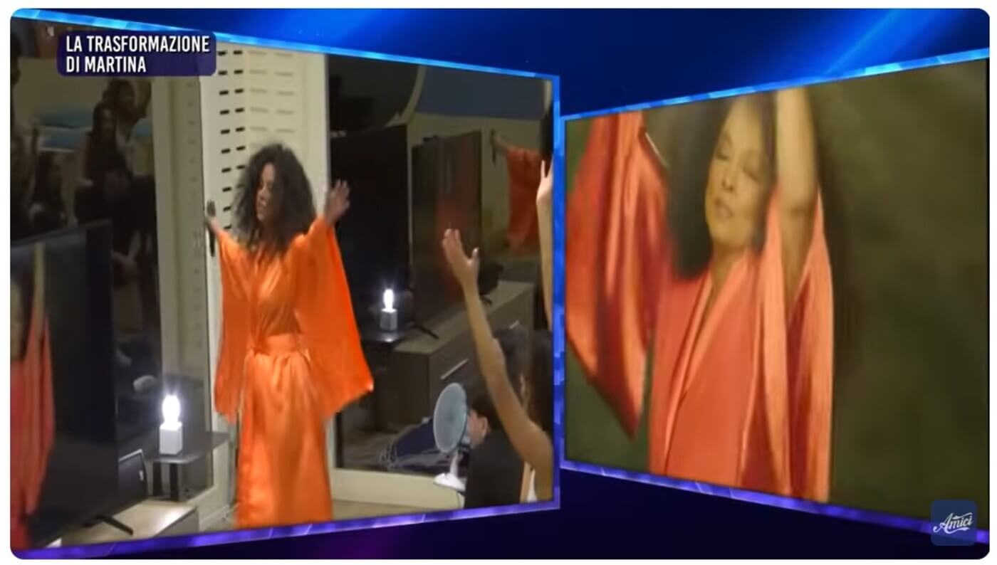 Amici 23, Martina si trasforma in Diana Ross: le prime reazioni