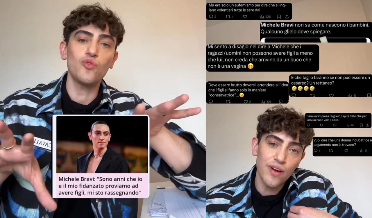 Michele Bravi e la fake news sulla paternità: “Per un click alimentate cattiverie che fanno male alle famiglie”