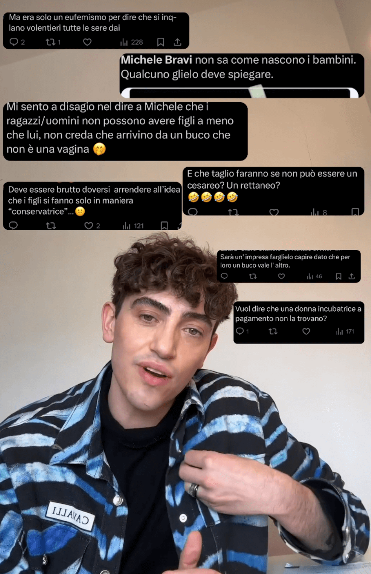 Michele Bravi e la fake news sulla paternità: "Per un click alimentate cattiverie che fanno male alle famiglie" - Michele Bravi - Gay.it