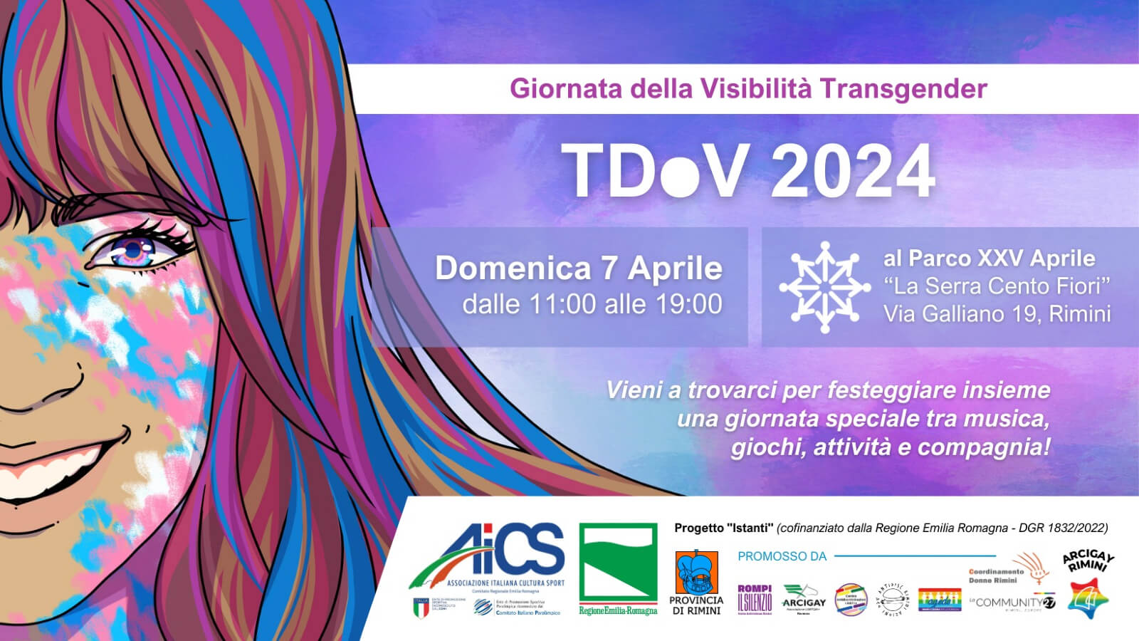 A Rimini, domenica 7 aprile, l’evento “Ci vediamo al parco”, per celebrare il TDOV