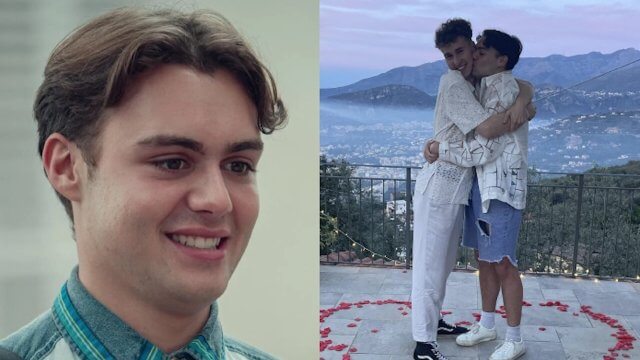 Bradley Riches di Heartstopper annuncia il fidanzamento con Scott Johnston: "Ti amo immensamente" - heartstopper bradley riches engagement - Gay.it