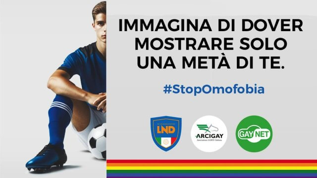 La Lega Nazionale Dilettanti in campo contro l’omofobia: "L'amore per il pallone la batte" - Campagna social contro lomofobia 1200x686 copia - Gay.it