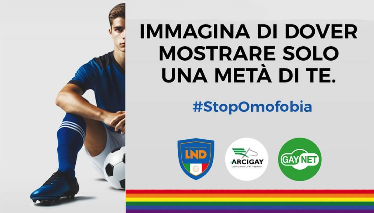 La Lega Nazionale Dilettanti in campo contro l’omofobia: “L’amore per il pallone la batte”