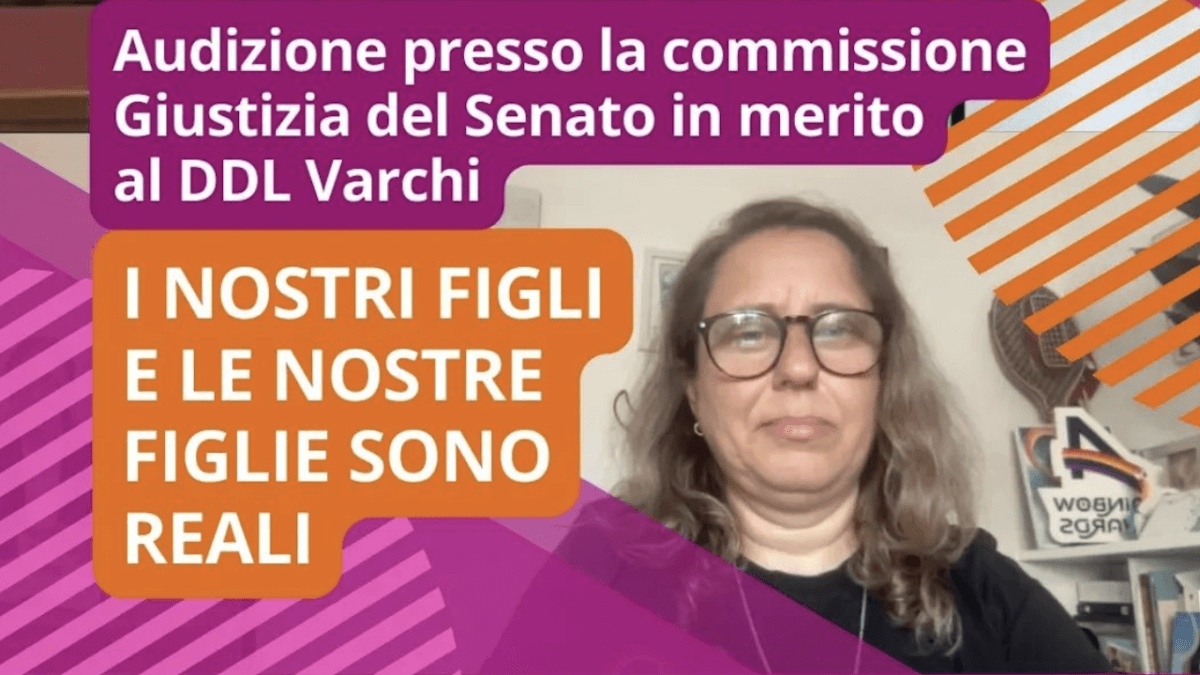 DDL Varchi, Alessia Crocini in commissione al Senato smonta le fake news sulla GPA: “Propaganda omofoba”