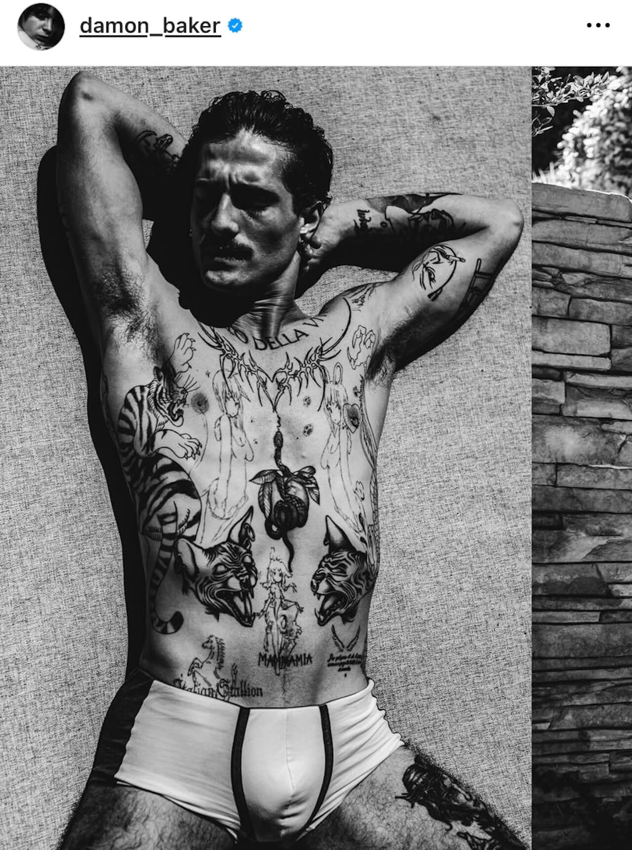 Damiano dei Maneskin per Damon Baker