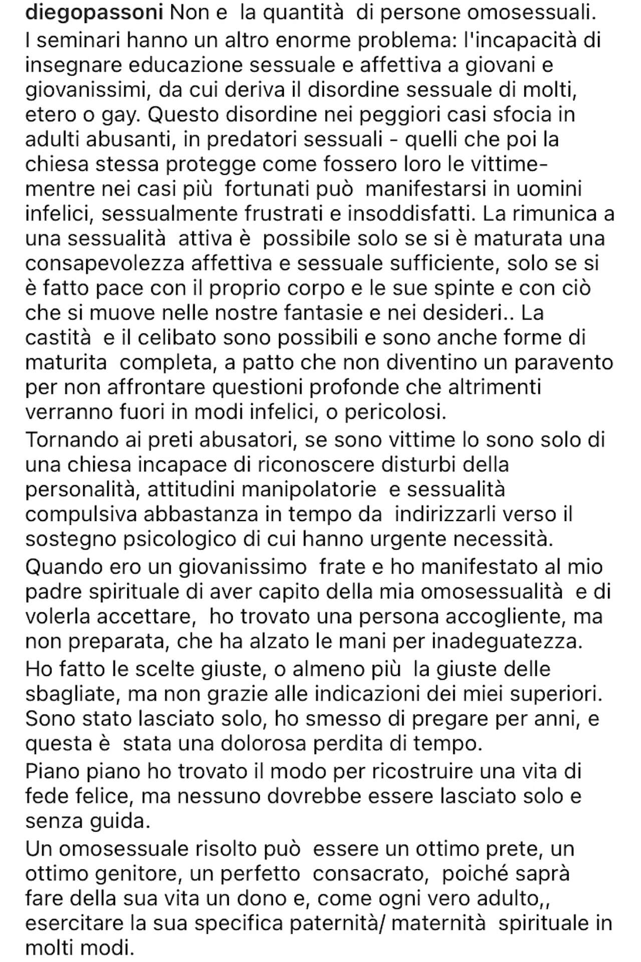 Papa Francesco e l'attacco ai seminaristi gay, le reazioni della comunità LGBTQIA+ italiana - Diego Passoni - Gay.it