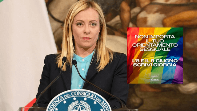 Giornata omobitransfobia Girogia Meloni